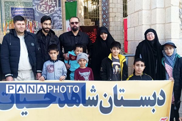 دانش‌آموزان کوهنورد دبستان شاهد حیات زائر شهید گمنام شدند