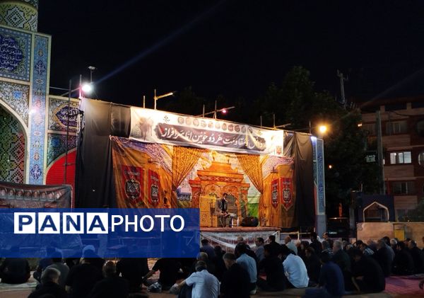 مراسم شب ششم  محرم در گلزار شهدای نیشابور