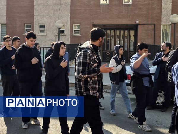 مدرسه شهید رجایی در عزای فاطمه(س) نوای سینه‌زنی سرداد