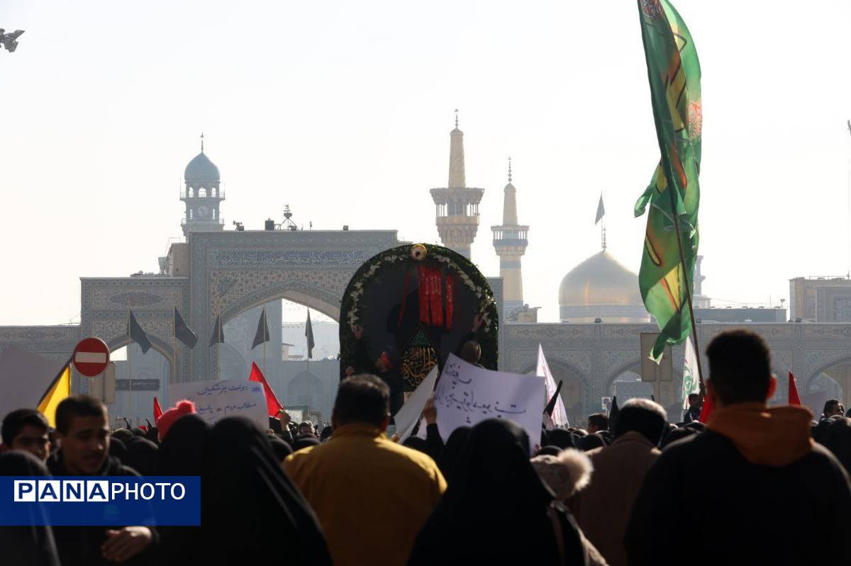 اجتماع باشکوه فاطمیون در مشهد