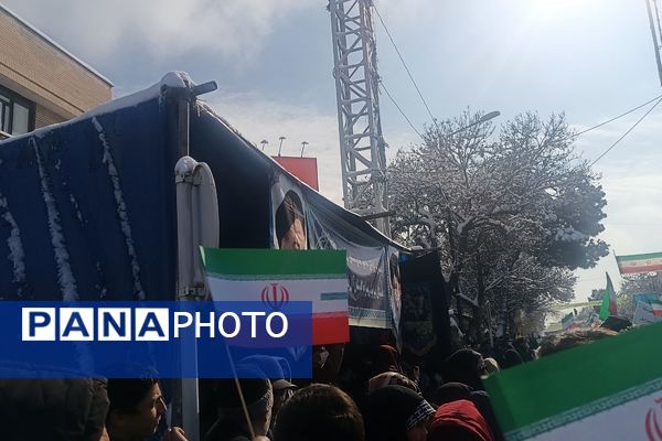 راهپیمایی ۲۲ بهمن در نیشابور 