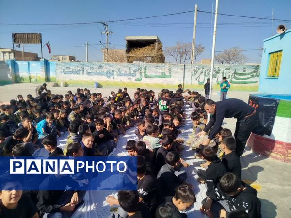 مراسم سوگواری شهادت حضرت فاطمه زهرا(س) در مدارس ابرکوه