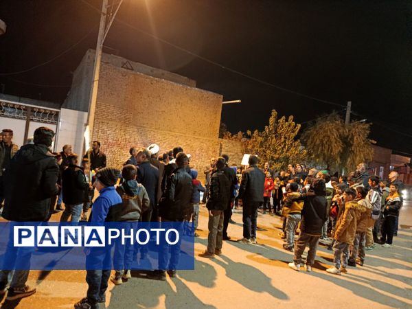 برپایی ایستگاه صلواتی در کاشمر