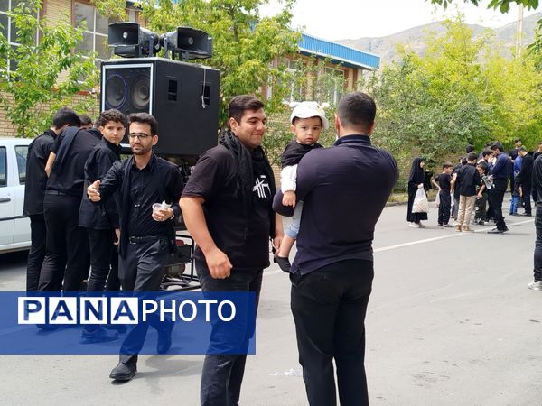 هیات عزاداری شهرستان هوراند در روز تاسوعا