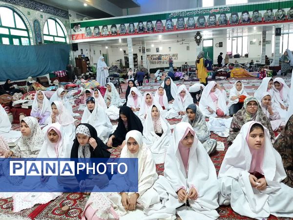دومین روز از اعتکاف دانش‌آموزی در مسجد امام حسن شهرستان گالیکش