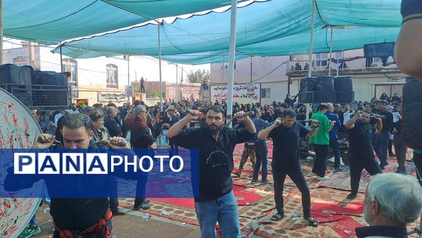 مراسم عزاداری و زنجیر زنی شهادت امام حسن مجتبی(ع) و رحلت پیامبر اکرم (ص) در  روستای کفکی خراسان رضوی