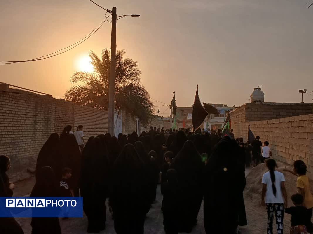 تشییع نمادین پیکر امام حسین(ع) در گمبوعه بزرگ