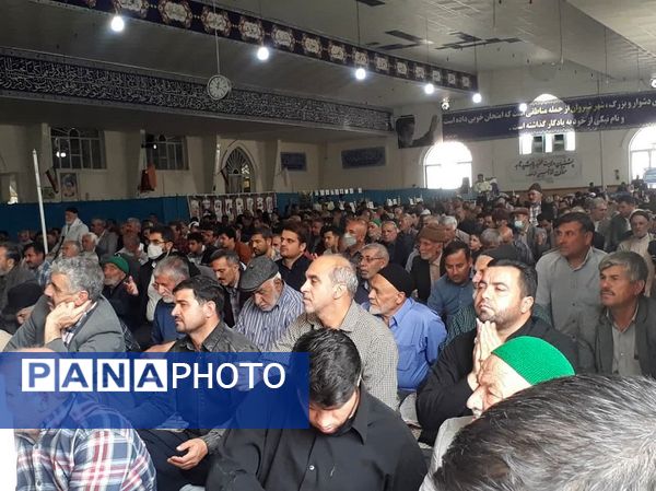 حضور پرشور مردم ولایتمدار شهرستان شیروان در نماز جمعه 
