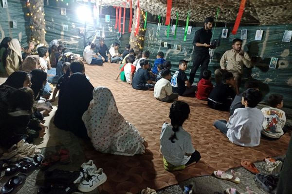 احیای شب بیست و یکم ماه مبارک رمضان در حاجی آباد