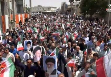 راهپیمایی خشم و نصر در شهرستان سلماس
