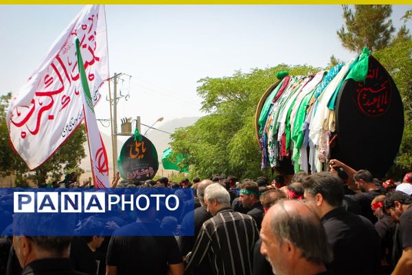 برگزاری مراسم ملی وداع نخل‌های روستاهای علوی و خاوه اردهال