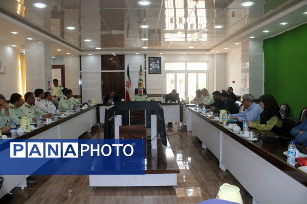 نشست خبری فرمانده انتظامی استان بوشهر با اصحاب رسانه 