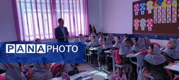 بازدید راهبر آموزشی از دبستان شهید نجفی فدافن