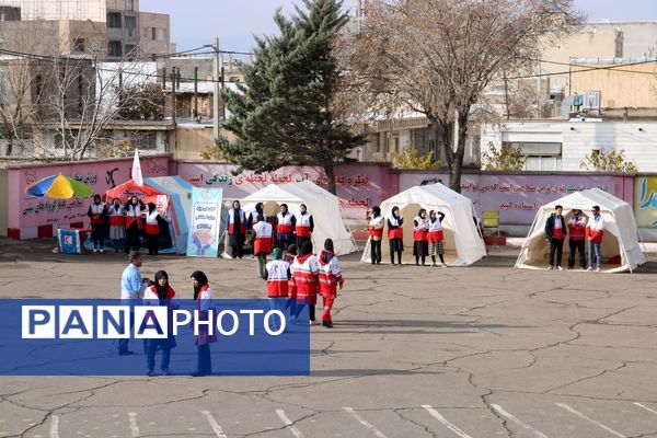 برنامه متمرکز مانور سراسری زلزله در زنجان