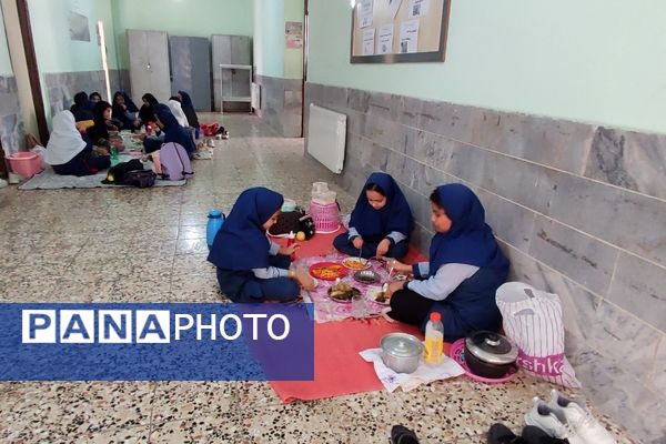 جشنواره غذای محلی و سالم در دبستان شهید خاقانی شهرستان شیروان