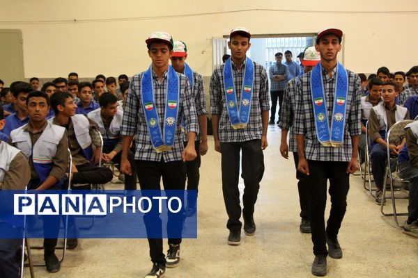 افتتاح سالن ورزشی شهید سلیمانی هنرستان انقلاب اسلامی یزد