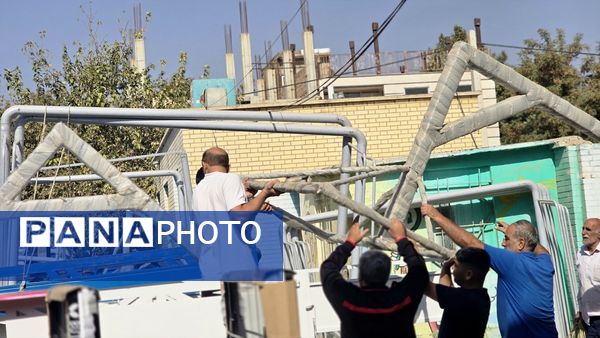 اقلام ورزشی کاروان نشاط به مدارس شهرستان نظرآباد ارسال شد