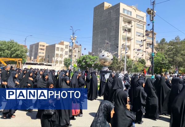 آیین عزاداری به مناسبت ۲۸ صفر با حضور پرشور مردم ولایتمدار شهرستان رباط کریم