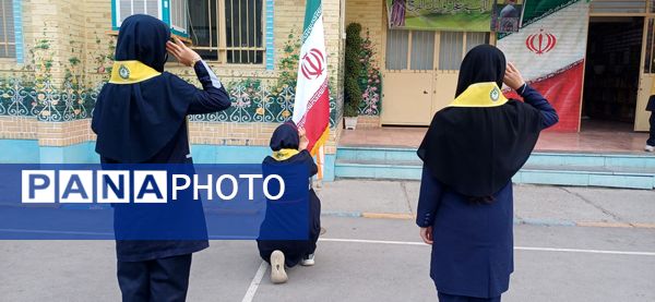 مانور زلزله در دبیرستان مهدی خدابنده