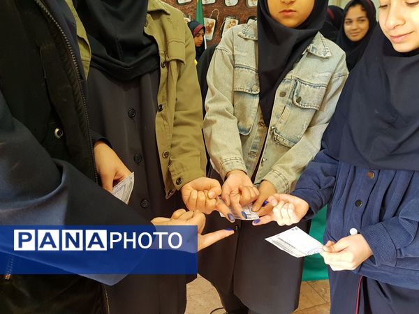 پایان شور انتخاباتی در دبیرستان مهدی خدابنده  