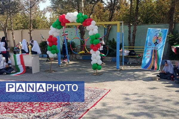 افتتاحیه المپیاد ورزشی درون مدرسه‌ای دبستان دخترانه بعثت۲