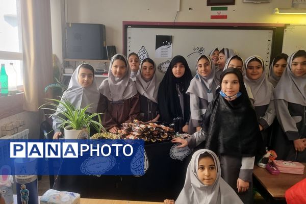 مراسم سوگواری وفات حضرت ام البنین (س) در مدارس ناحیه دو شهرری 