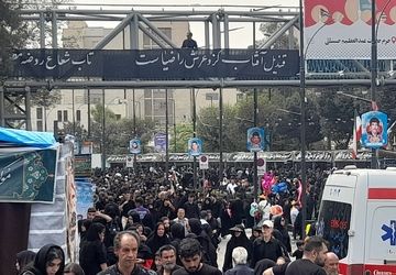پیاده‌روی پرشور جاماندگان اربعین حسینی در شهرستان ری