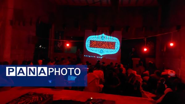 عزاداری شب شهادت حضرت زهرا(س) در گلزار شهدای گمنام چاه‌دادخدا