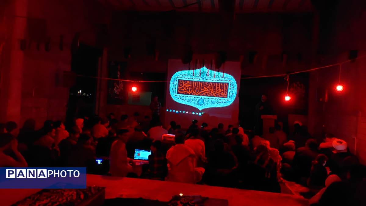 عزاداری شب شهادت حضرت زهرا(س) در گلزار شهدای گمنام چاه‌دادخدا