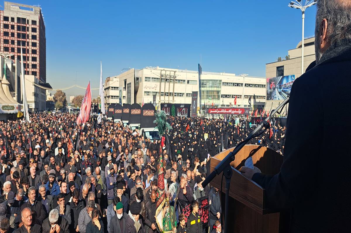 تجمع فاطمی در میدان شهدا شهر مشهد