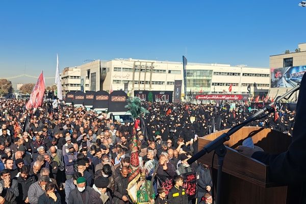 تجمع فاطمی در میدان شهدا شهر مشهد