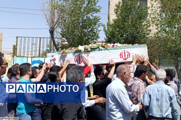 مراسم تشییع پیکر شهدای شهرضا در پی تجاوز ددمنشانه رژیم صفاک صهیونسیتی 