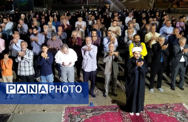 آیین بزرگداشت شهدای دفاع مقدس در مسیر«اتحاد مقدس»