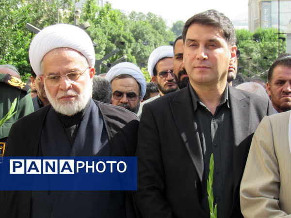 خروش بی‌نظیر سنندج در بدرقه شهید آسمانی رضا بسطامی
