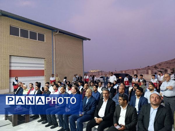 افتتاح ساختمان جمعیت هلال احمر شهرستان جم
