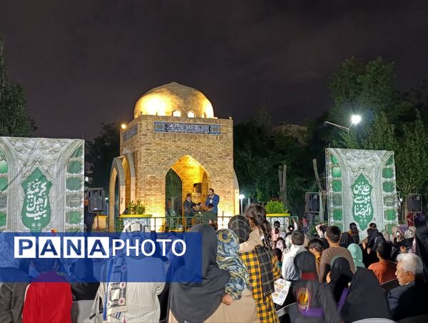 جشن دهه کرامت و ولادت امام هشتم شیعیان در پارک نیلوفر آبی مشهد مقدس