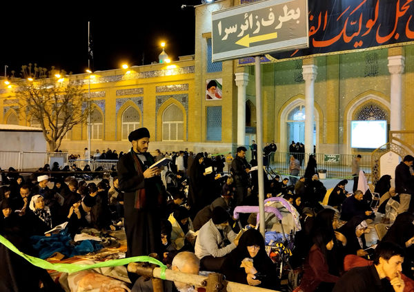 مراسم سومین شب قدر در حرم حضرت معصومه(س)