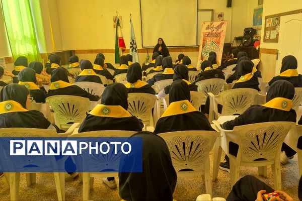  آیین عزاداری حضرت فاطمه زهرا(س) در مدرسه فرزانگان1 اسلامشهر 