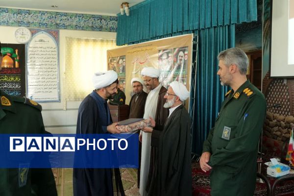 مراسم تکریم و معارفه مسئول نمایندگی ولی‌فقیه در سپاه ناحیه گلپایگان