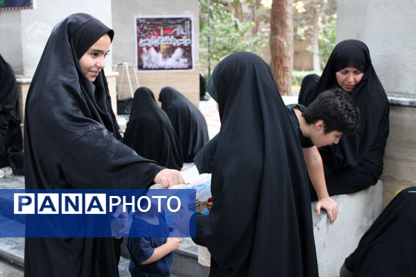 مراسم جاماندگان اربعین در کنار مزار شهدای سملقان