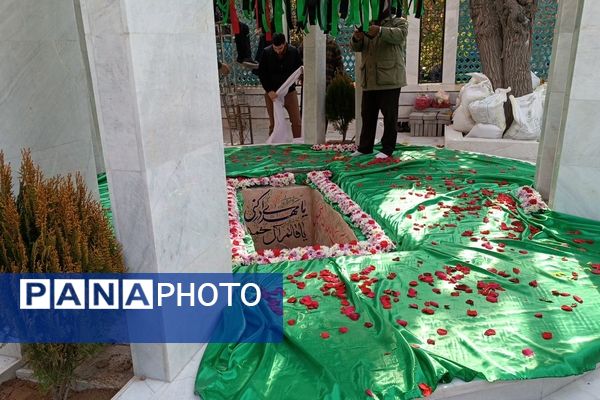 تشییع و تدفین پیکر شهید گمنام در اداره کل آموزش و پرورش شهر تهران