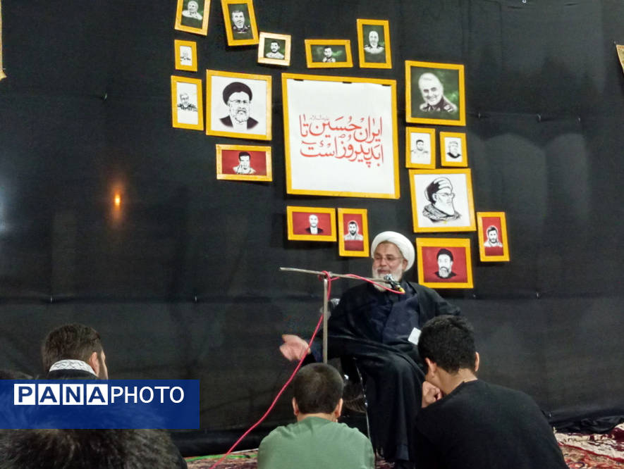 عزاداری هیات انصارالمهدی شهر جعفریه قم در یادمان شهدای گمنام 