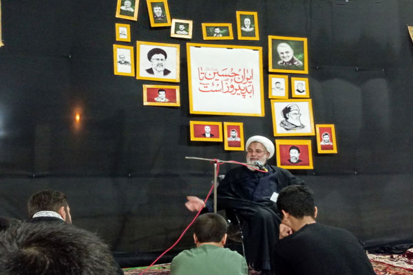 عزاداری هیات انصارالمهدی شهر جعفریه قم در یادمان شهدای گمنام 