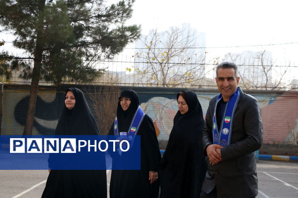 مانور زلزله در هنرستان عباس صیرفی