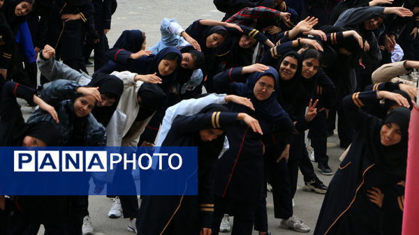 برگزاری مراسم صبحگاهی مدارس شهرستان ملارد