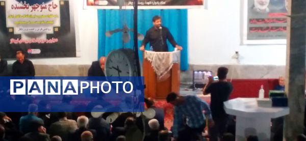 وداع با پیکر جانباز شهید حاج منوچهر بخشنده
