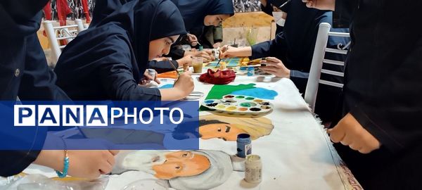 برگزاری نمایشگاه «ماها» در دبیرستان حضرت معصومه (س) ناحیه چهار کرج
