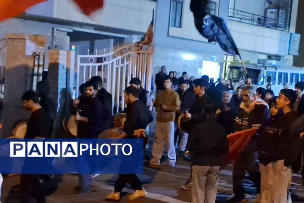 مراسم عزاداری حضرت زهرا (س) در محله ریاستی شیراز