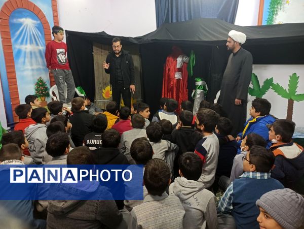 مراسم عزاداری حضرت زهرا (س) در دبستان پسرانه فضیلت 