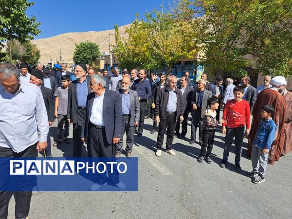 راهپیمایی بشارت نصر در شهر و بخش گندمان 